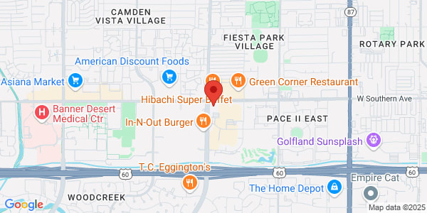 Map of 1201 S Alma School Rd Ste 14000 Mesa, AZ 85210