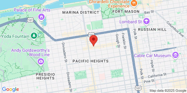 Map of 2102 Union St San Francisco, CA 94123
