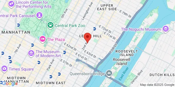 Map of 300 E 66th St Floors 1 - 4 Memorial Sloan Kettering Cancer Center New York, NY 10065