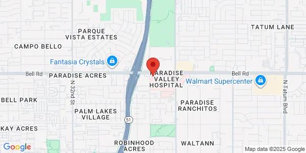 Map of 3805 E Bell Rd Ste 2100 Phoenix, AZ 85032