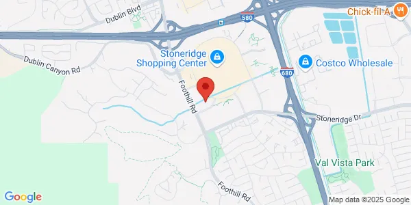 Map of 5700 Stoneridge Mall Rd Ste 100 Pleasanton, CA 94588