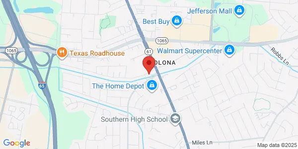 Map of 8000 William G Penny Ln Louisville, KY 40219