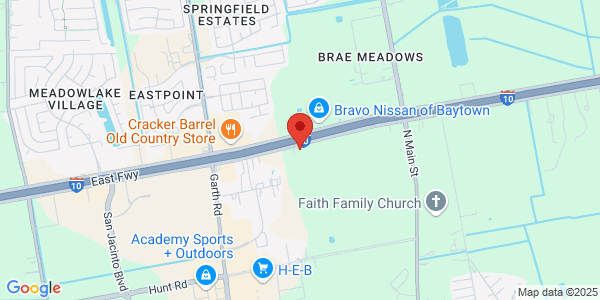 Map of 5410 East Fwy Baytown, TX 77521