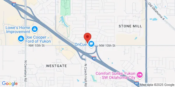 Map of 2525 Cornwell Dr Yukon, OK 73099