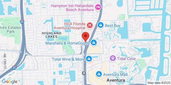 Map of 20601 E Dixie Hwy Ste 340 Aventura, FL 33180
