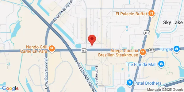 Map of 2415 W Sand Lake Rd Ste F-2 Orlando, FL 32809