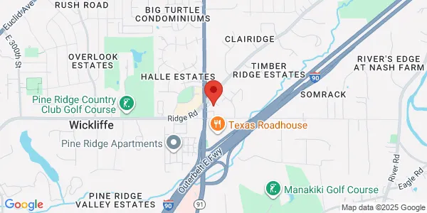 Map of 34920 Ridge Rd Ste 100a Willoughby, OH 44094