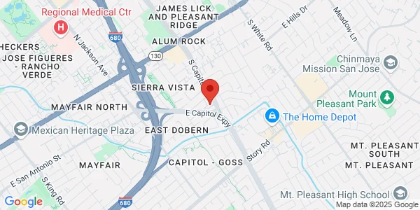 Map of 459 S Capitol Ave Ste 4 San Jose, CA 95127