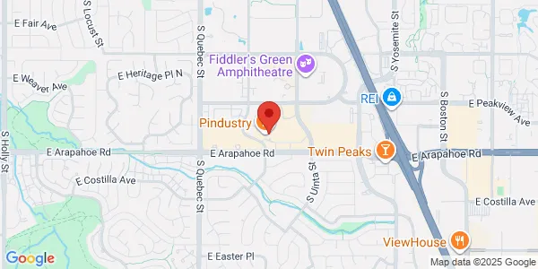 Map of 7939 East Arapahoe Rd Ste 265 Greenwood Village, CO 80111