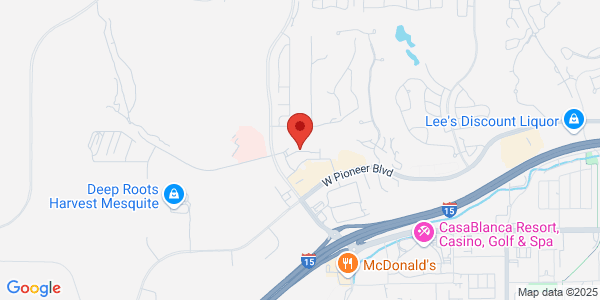 Map of 350 Falcon Ridge Pkwy Ste 500 Mesquite, NV 89027