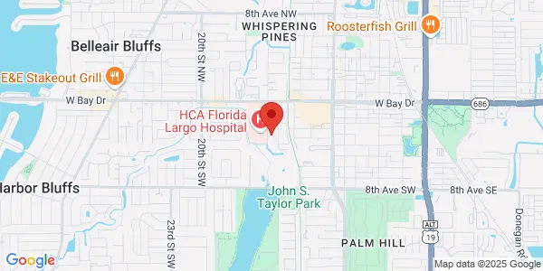 Map of 1301 2nd Ave SW Ste 290 Diagnostic Clinic Largo, FL 33770