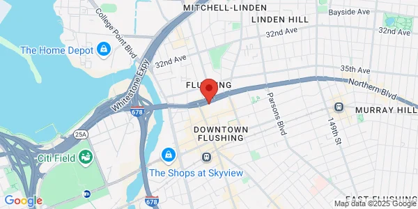 Map of 137-10 Northern Blvd Flushing, NY 11354