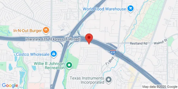 Map of 8390 Lbj Fwy Ste 500 Dallas, TX 75243