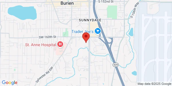 Map of 16045 1st Ave S Fl 1 Burien, WA 98148