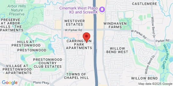 Map of 3060 Communications Pkwy Ste 103 Plano, TX 75093