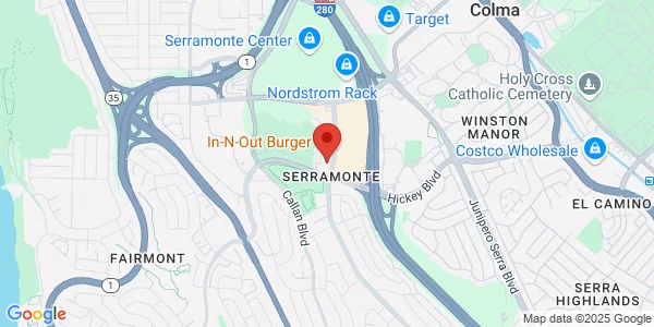 Map of 386 Gellert Blvd Daly City, CA 94015