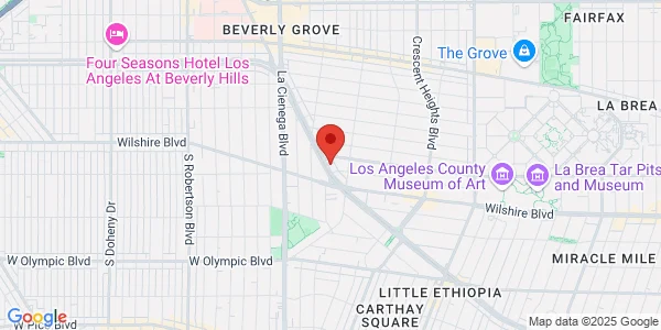 Map of 640 S San Vicente Ste 450 Los Angeles, CA 90048