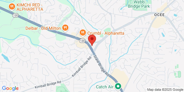 Map of 11378 State Bridge Rd Alpharetta, GA 30022