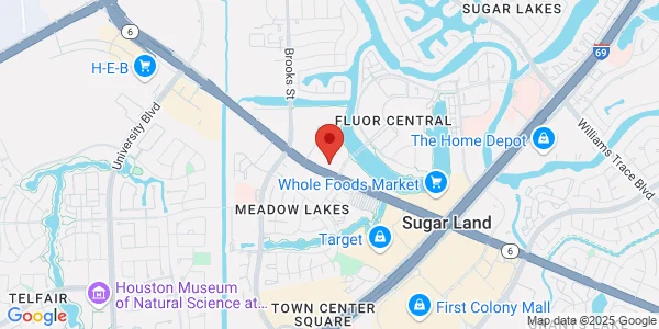 Map of 1435 Hwy 6 Sugar Land, TX 77478