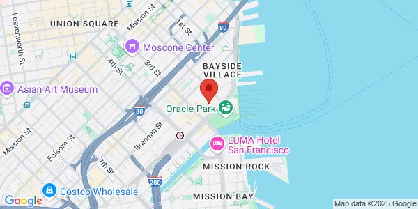 Map of 139 Townsend St San Francisco, CA 94107