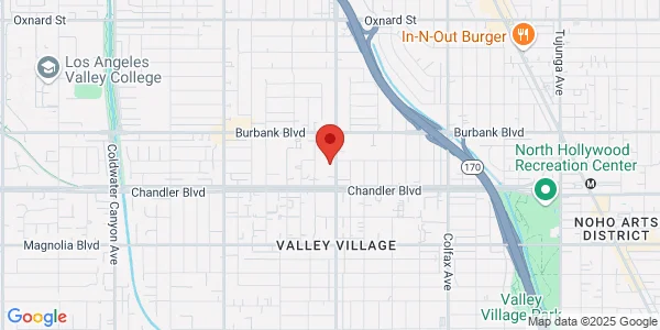 Map of 5451 Laurel Canyon Blvd Ste 202 Valley Village, CA 91607