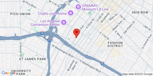 Map of 1400 S Grand Ave Ste 608 Los Angeles, CA 90015