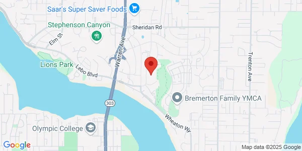 Map of 2530 Cherry Ave Bremerton, WA 98310