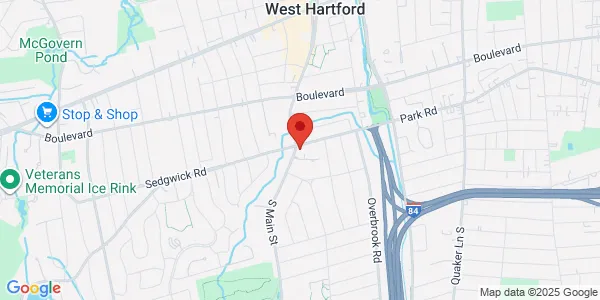 Map of 136 S Main St Ste 202 West Hartford, CT 06107