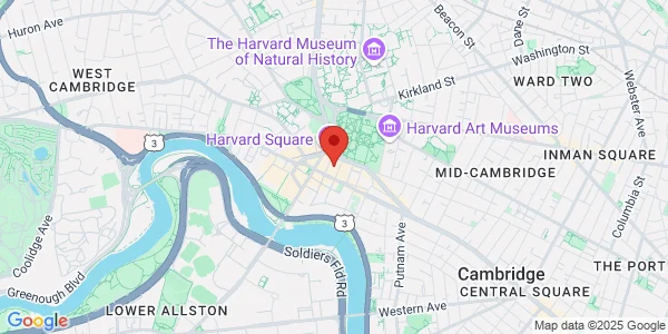 Map of Holyoke Ctr Cambridge, MA 02138