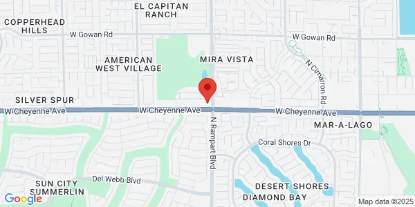 Map of 8500 W Cheyenne Ave Walgreens Las Vegas, NV 89129