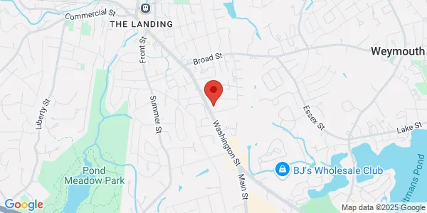 Map of 330 Washington St Weymouth, MA 02188