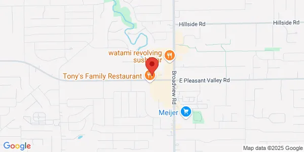 Map of 1400 W Pleasant Valley Rd Parma, OH 44134