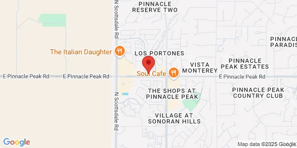 Map of 7450 East Pinnacle Peak Rd Ste 156 Scottsdale, AZ 85255