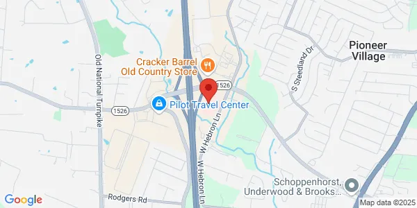 Map of 1905 Hebron Ln Ste 102 Shepherdsville, KY 40165