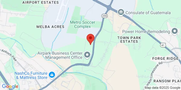 Map of 1400 Donelson Pike Ste B10 Nashville, TN 37217
