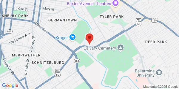 Map of 1169 Eastern Pkwy Ste G10 Louisville, KY 40204