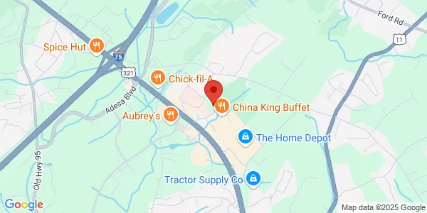 Map of 689 Medical Park Dr Ste 103 Lenoir City, TN 37772