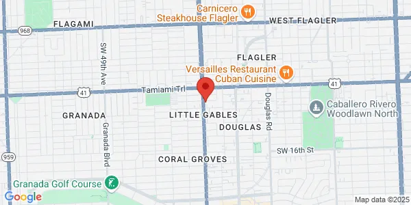 Map of 951 S Le Jeune Rd Ste 302 Miami, FL 33134