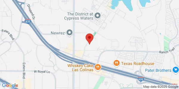 Map of 8840 Cypress Waters Blvd Ste 150 Coppell, TX 75019
