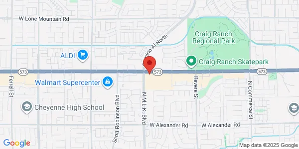 Map of 1445 W Craig Rd Walgreens North Las Vegas, NV 89032