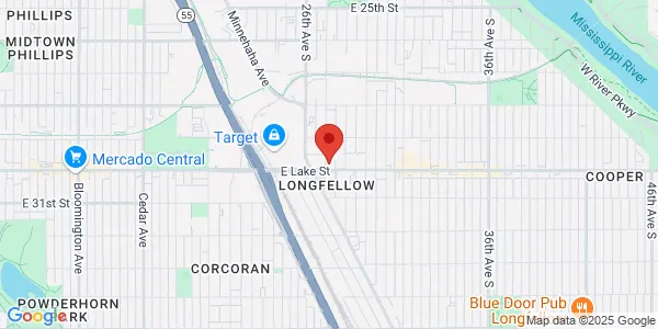 Map of 2700 E Lake St Ste 1100 Minneapolis, MN 55406