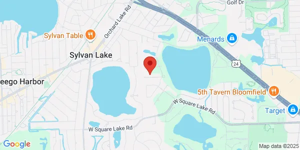 Map of 1961 Bloomfield Dr Bloomfield Township, MI 48302