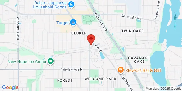 Map of 5200 Douglas Dr N Minneapolis, MN 55429