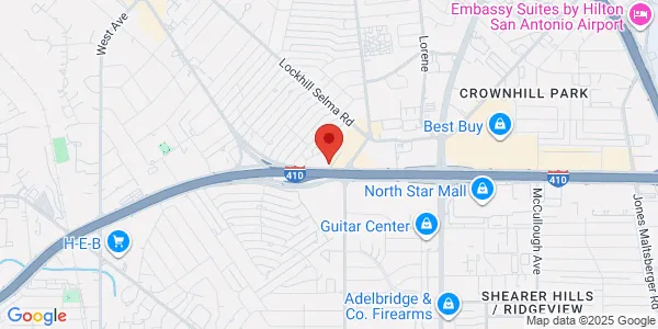 Map of 1009 NW Loop 410 Castle Hills, TX 78213