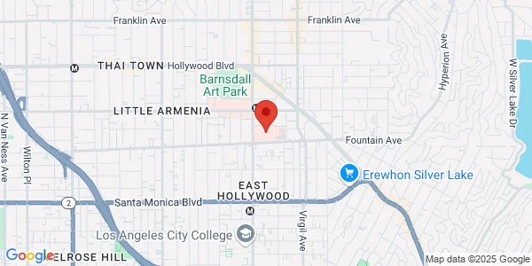 Map of 1300 N Vermont Ave Los Angeles, CA 90027