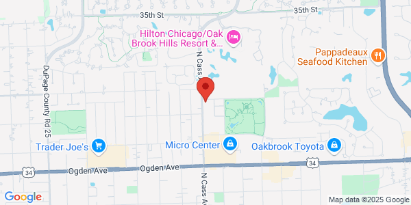 Map of 825 N Cass Ave Ste 111 Westmont, IL 60559