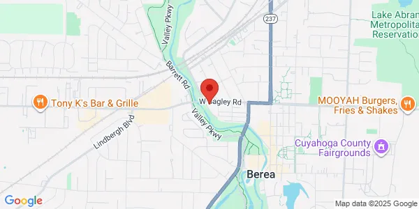 Map of 205 W Bagley Rd Berea, OH 44017