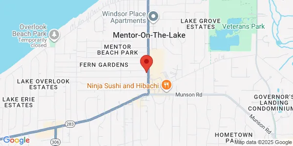 Map of 6006 Andrews Rd Mentor-on-the-Lake, OH 44060