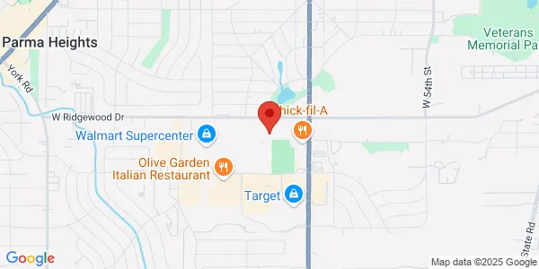 Map of 7715 W Ridgewood Dr Parma, OH 44129