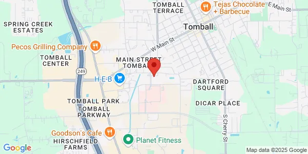 Map of 425 Holderrieth Blvd Ste 104 Tomball, TX 77375